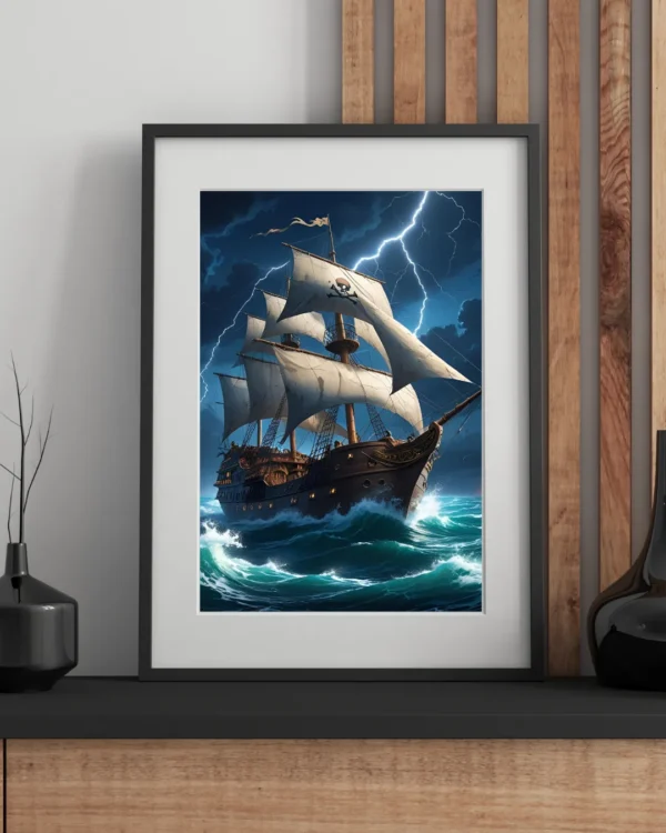 10101-Barco Pirata en Tormenta + 🎁 Incluye participación en sorteo.