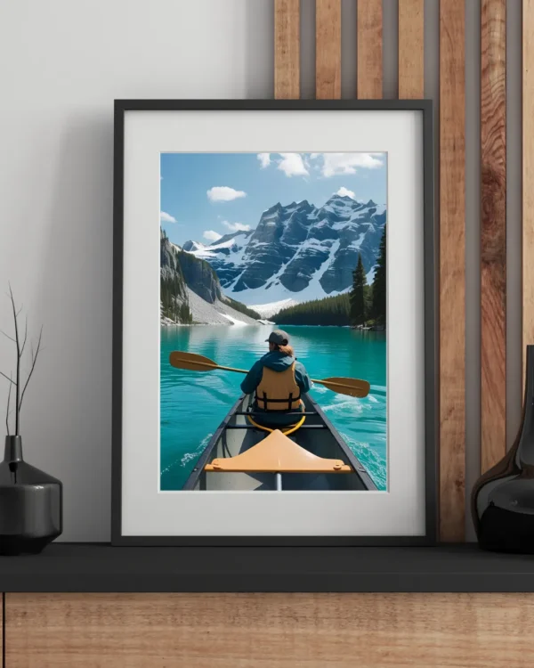 Cuadro-Principal-24.webp 10107-Canoa en Lago de Montaña + 🎁 Incluye participación en sorteo.