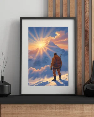 Cuadro-Principal-26.webp 10109-Monta帽ista Valiente al Amanecer + 馃巵 Incluye participaci贸n en sorteo